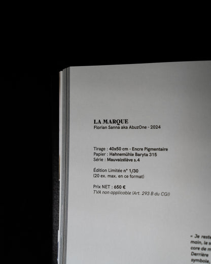 Catalogue d'exposition 2025 (Limité à 100 ex.)